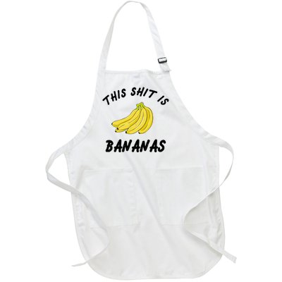 This Shit Is Bananas Full-Length Apron With Pockets