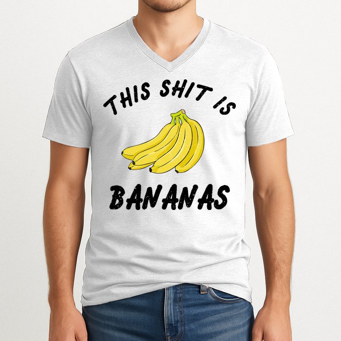 This Shit Is Bananas V-Neck T-Shirt