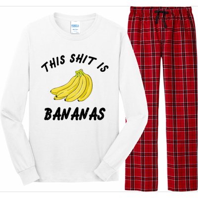 This Shit Is Bananas Long Sleeve Pajama Set