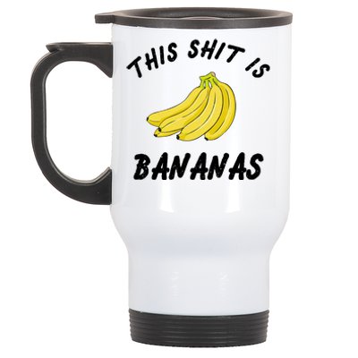 This Shit Is Bananas Stainless Steel Travel Mug