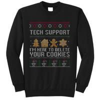 Tech Support I’M Here To Delete Your Cookies Christmas Sweatshirt