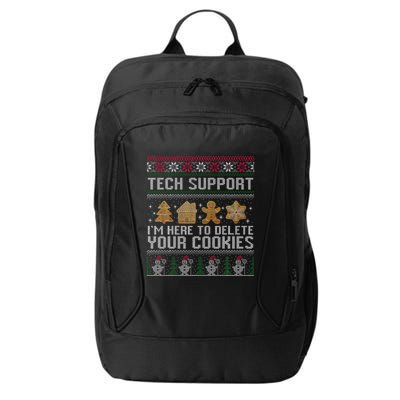 Tech Support I’M Here To Delete Your Cookies Christmas City Backpack
