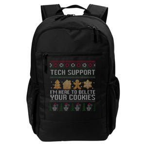 Tech Support I’M Here To Delete Your Cookies Christmas Daily Commute Backpack