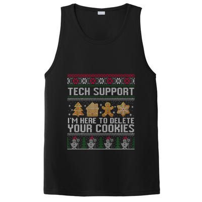 Tech Support I’M Here To Delete Your Cookies Christmas PosiCharge Competitor Tank