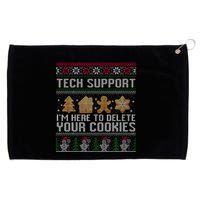 Tech Support I’M Here To Delete Your Cookies Christmas Grommeted Golf Towel