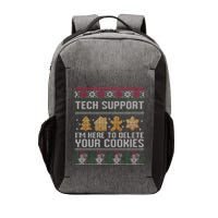Tech Support I’M Here To Delete Your Cookies Christmas Vector Backpack