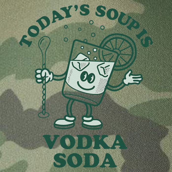 TodayS Soup Is Vodka Soda Legacy Tie Dye Trucker Hat