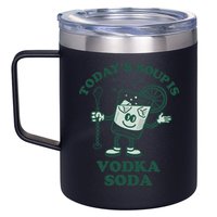 TodayS Soup Is Vodka Soda 12oz Stainless Steel Coffee Mug
