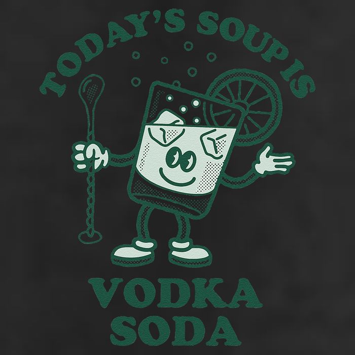 TodayS Soup Is Vodka Soda 25L Jumbo Tote