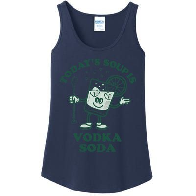 TodayS Soup Is Vodka Soda Ladies Essential Tank