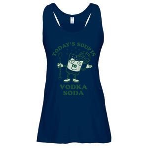 TodayS Soup Is Vodka Soda Ladies Essential Flowy Tank