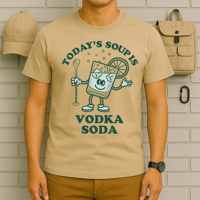 TodayS Soup Is Vodka Soda T-Shirt