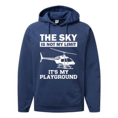 The Sky Is Not My Limit ItS My Playground Performance Fleece Hoodie