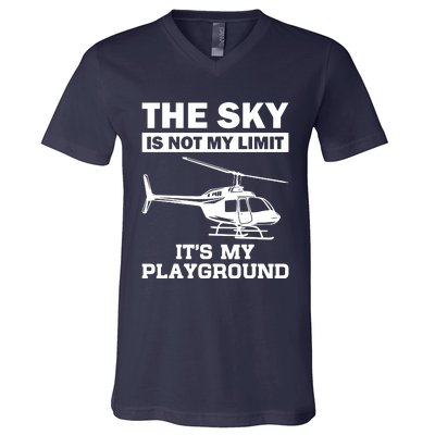 The Sky Is Not My Limit ItS My Playground V-Neck T-Shirt