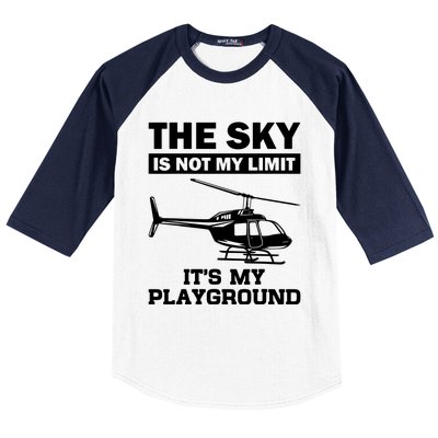 The Sky Is Not My Limit ItS My Playground Baseball Sleeve Shirt