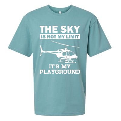 The Sky Is Not My Limit ItS My Playground Sueded Cloud Jersey T-Shirt