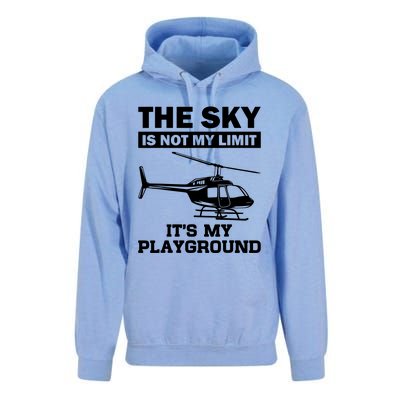 The Sky Is Not My Limit ItS My Playground Unisex Surf Hoodie