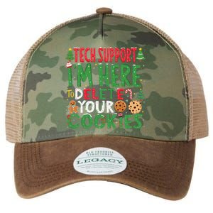 Tech Support IM Here To Delete Your Cookies Christmas Xmas Legacy Tie Dye Trucker Hat