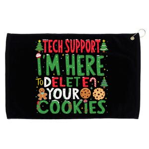 Tech Support IM Here To Delete Your Cookies Christmas Xmas Grommeted Golf Towel