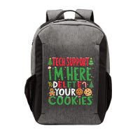 Tech Support IM Here To Delete Your Cookies Christmas Xmas Vector Backpack