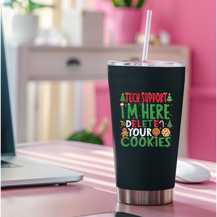 Tech Support IM Here To Delete Your Cookies Christmas Xmas Permanent Decal Sticker