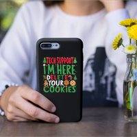 Tech Support IM Here To Delete Your Cookies Christmas Xmas Permanent Decal Sticker