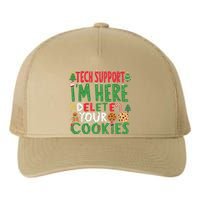 Tech Support IM Here To Delete Your Cookies Christmas Xmas Yupoong Adult 5-Panel Trucker Hat