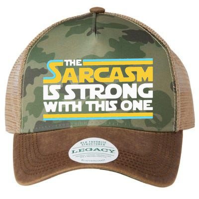 The Sarcasm Is Strong With This One Funny Sarcastic Legacy Tie Dye Trucker Hat