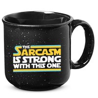The Sarcasm Is Strong With This One Funny Sarcastic 15oz Campfire Ceramic Mug