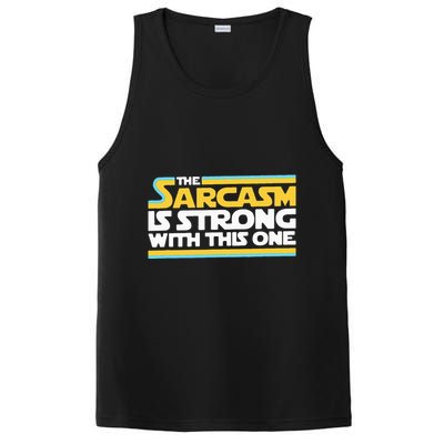 The Sarcasm Is Strong With This One Funny Sarcastic PosiCharge Competitor Tank