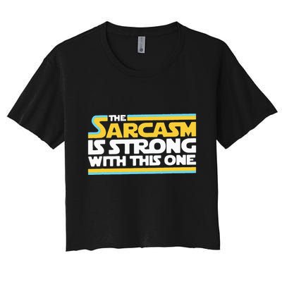 The Sarcasm Is Strong With This One Funny Sarcastic Crop Top
