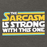 The Sarcasm Is Strong With This One Funny Sarcastic Cotton Canvas Backpack