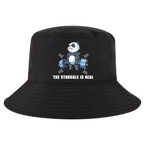 The Struggle Is Real Panda Funny Cool Gift Cool Comfort Performance Bucket Hat