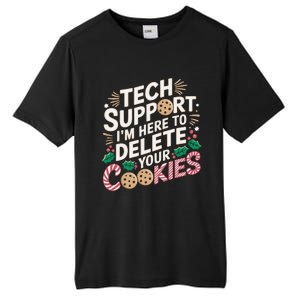 Tech Support IM Here To Delete Your Cookies Funny It Nerds Tall Fusion ChromaSoft Performance T-Shirt