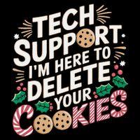 Tech Support IM Here To Delete Your Cookies Funny It Nerds 16 in Basic Backpack