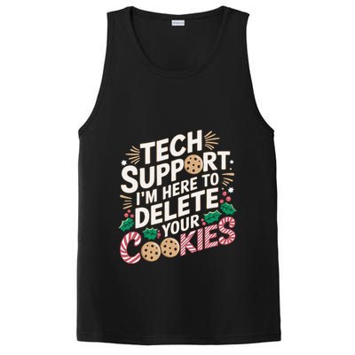 Tech Support IM Here To Delete Your Cookies Funny It Nerds PosiCharge Competitor Tank