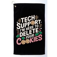 Tech Support IM Here To Delete Your Cookies Funny It Nerds Golf Towel