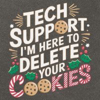 Tech Support IM Here To Delete Your Cookies Funny It Nerds Cotton Canvas Backpack