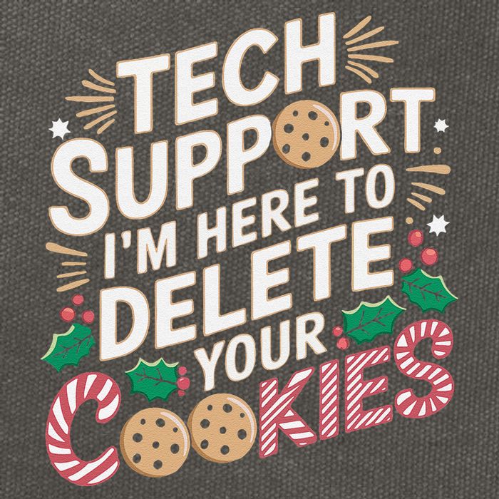 Tech Support IM Here To Delete Your Cookies Funny It Nerds Cotton Canvas Backpack
