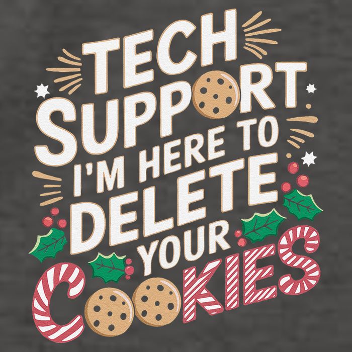 Tech Support IM Here To Delete Your Cookies Funny It Nerds Vector Backpack