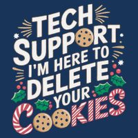 Tech Support IM Here To Delete Your Cookies Funny It Nerds Infant Baby Jersey Bodysuit