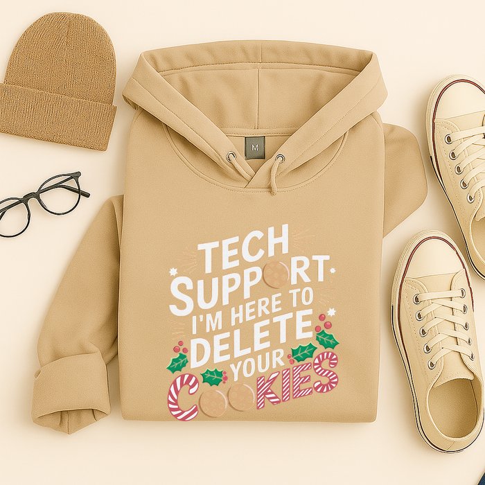 Tech Support IM Here To Delete Your Cookies Funny It Nerds Hoodie