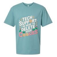 Tech Support IM Here To Delete Your Cookies Funny It Nerds Sueded Cloud Jersey T-Shirt