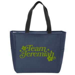 The Summer I Turned Pretty Team Jeremiah Floral Zip Tote Bag