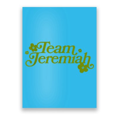 The Summer I Turned Pretty Team Jeremiah Floral Poster