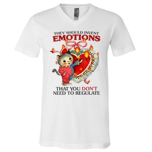 They Should Invent Emotions That You DonT Need To Regulate V-Neck T-Shirt