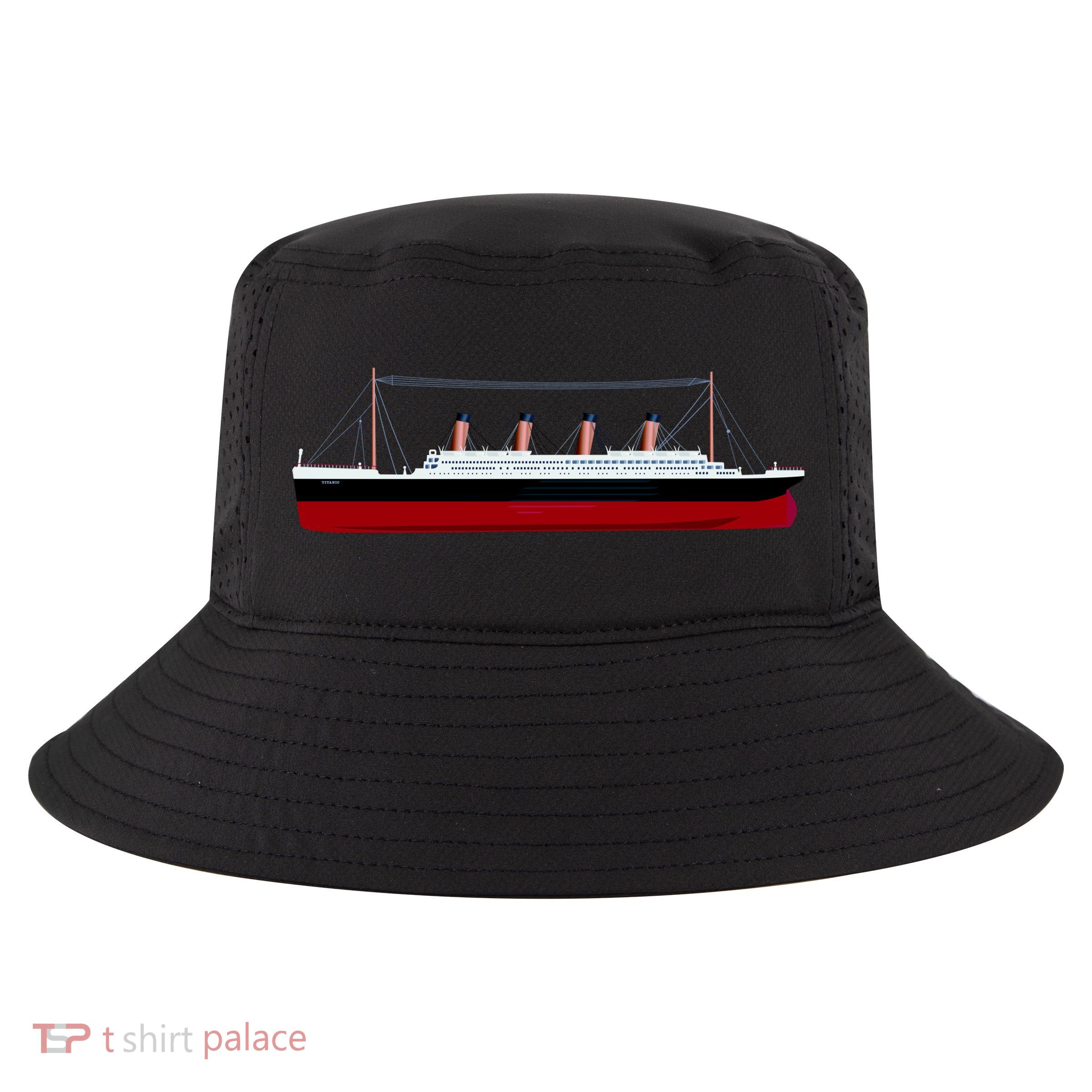 Titanic Ship Illustration Cool Comfort Performance Bucket Hat