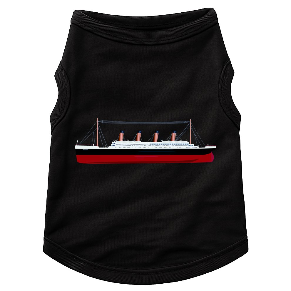 Titanic Ship Illustration Doggie Tank