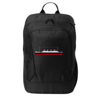 Titanic Ship Illustration City Backpack