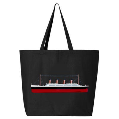 Titanic Ship Illustration 25L Jumbo Tote